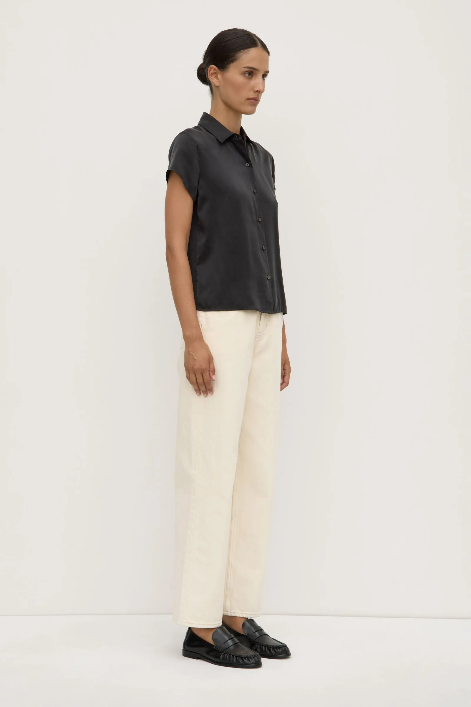 Karri Silk Short Sleeve Shirt