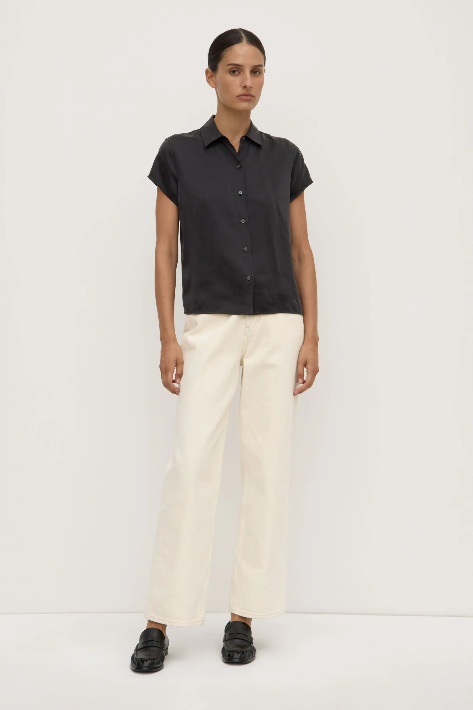Karri Silk Short Sleeve Shirt