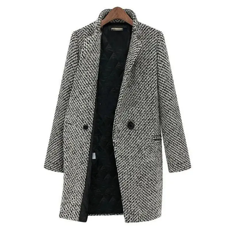 Klara | Elegant Long Wool Coat