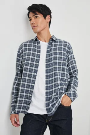 LENNOX SHIRT - DENIM WHITE GREY