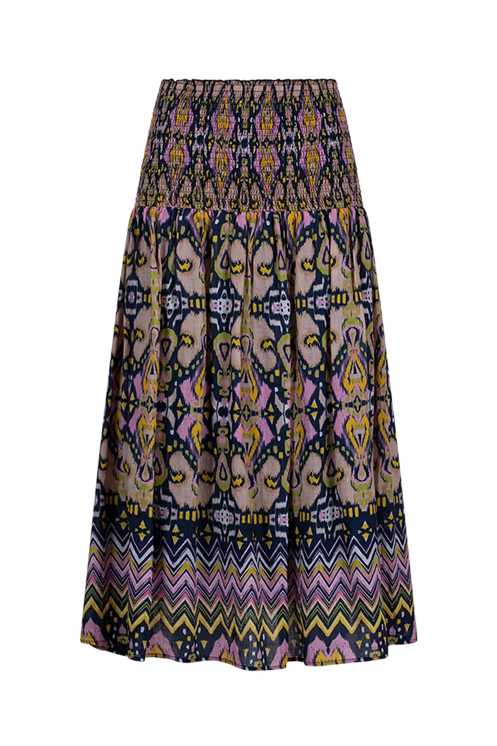 loobies story mira skirt indigo multi LS2826M