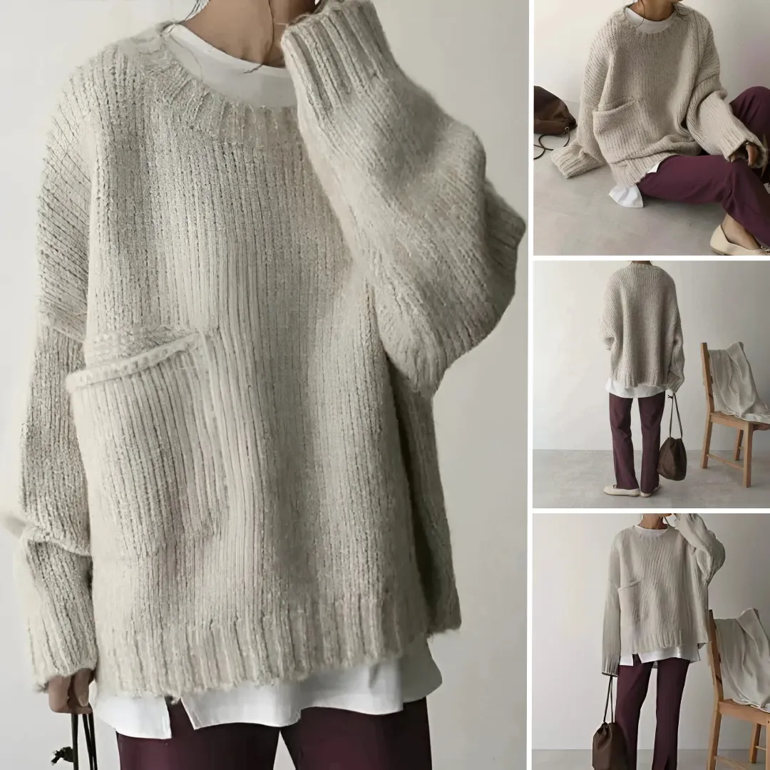 MARLOW | Soft Knit Pocket Sweater