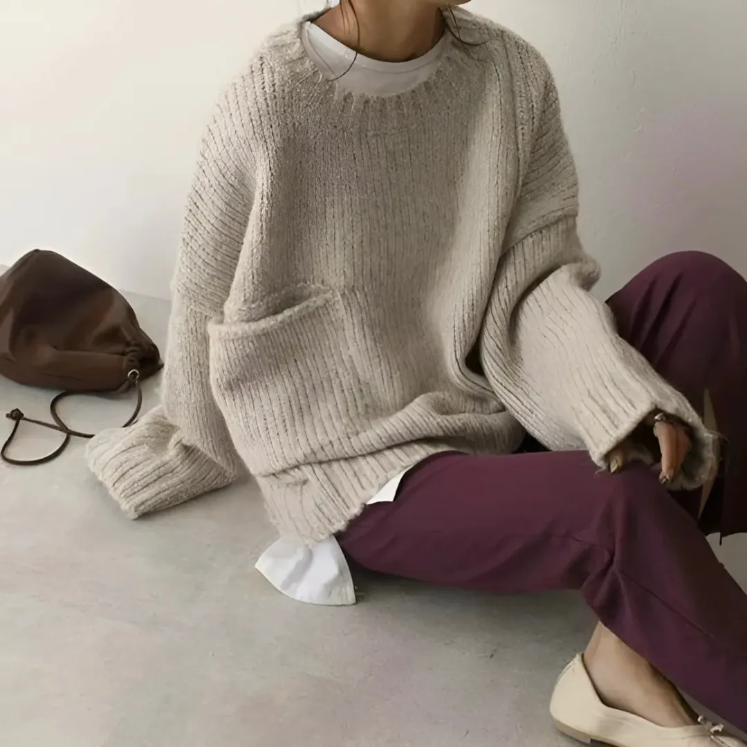 MARLOW | Soft Knit Pocket Sweater
