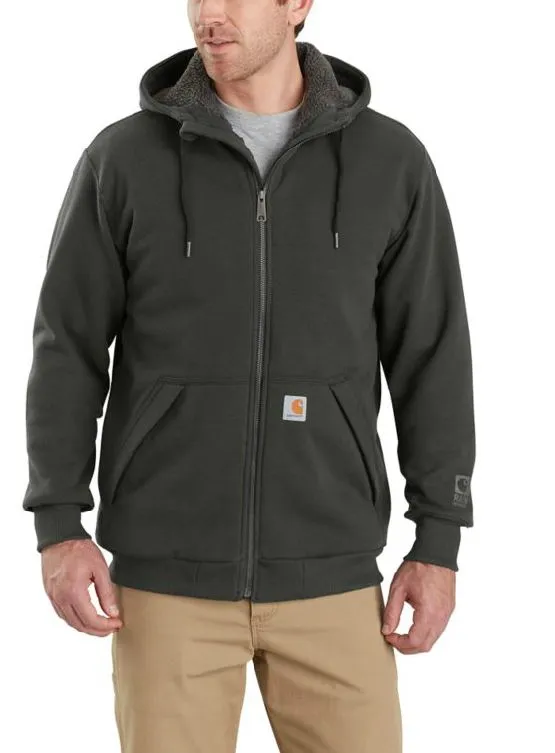 Men's Rain Defender Rockland Sherpa Lined Full Zip Hooded Sweatshirt