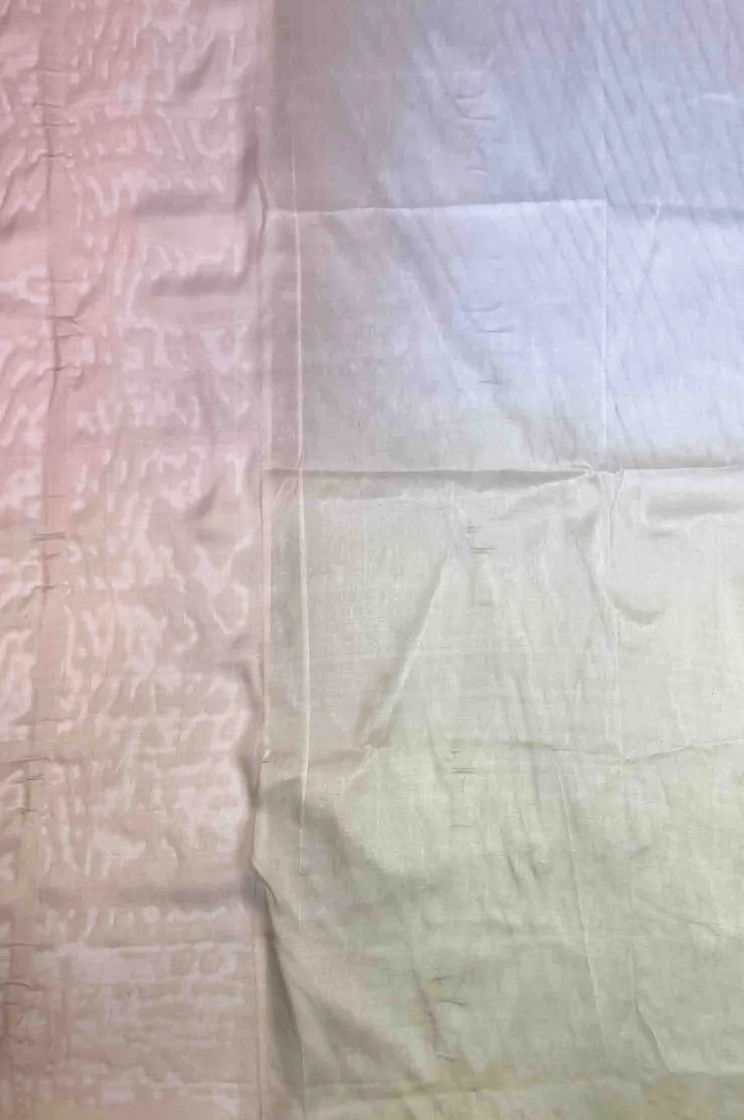Olive Green, Sandstone, Silver Cloud, Inca Gold Ombre Silk Chiffon 4D-1042 Fabric
