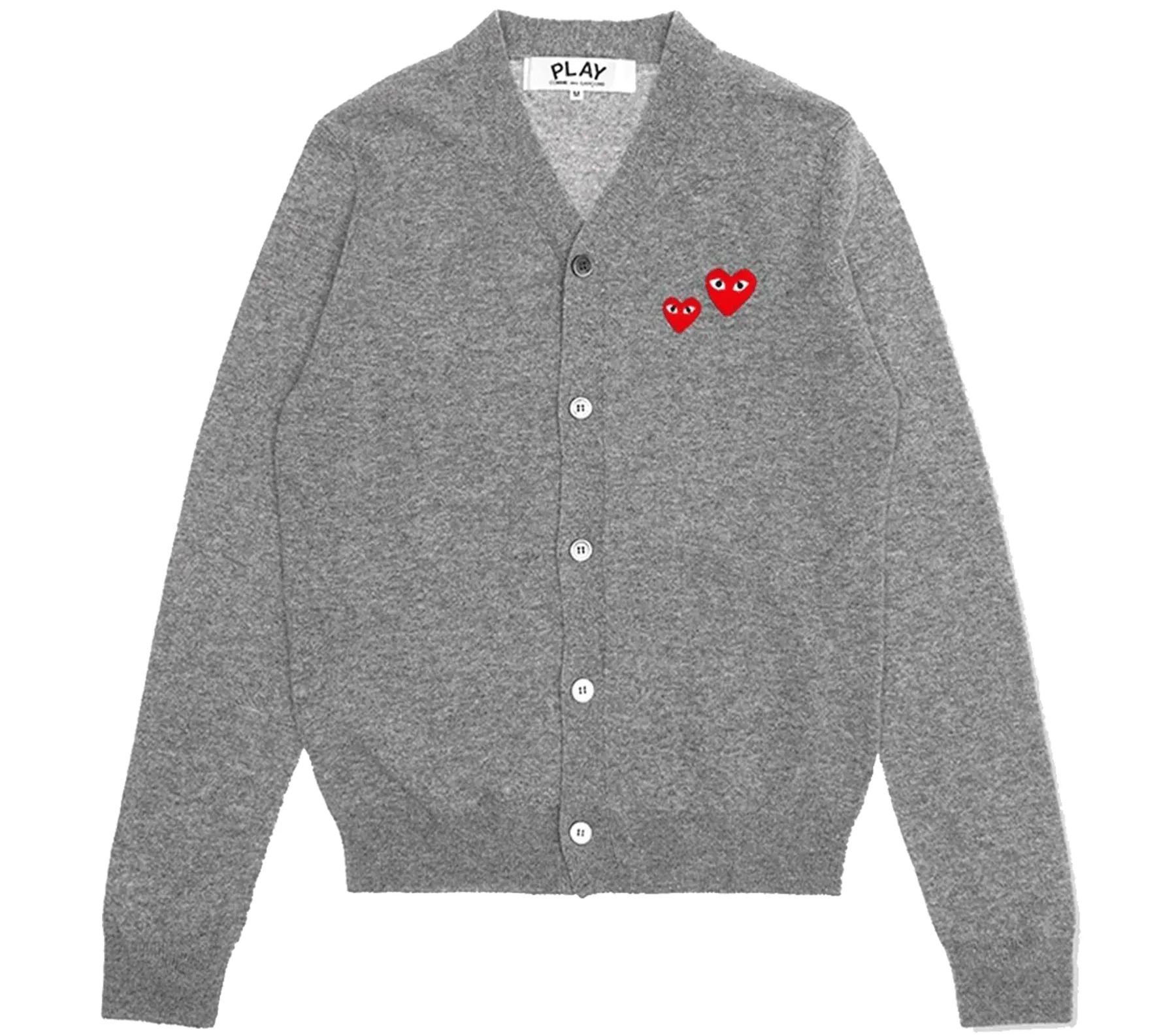 One Big One Small Emblem Cardigan Men