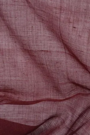 Oxblood Red Cotton Voile Fabric