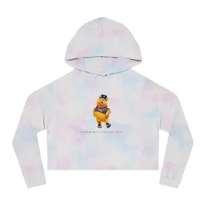 POOH BABY Womens Cropped Hooded Sweatshirt