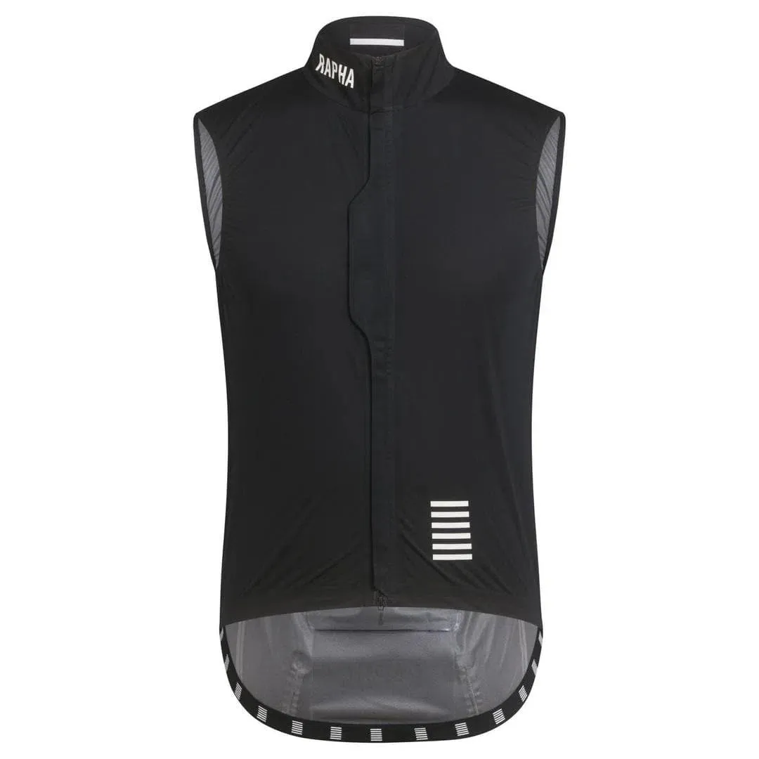RAPHA Pro Team Lightweight Rain Gilet - Black