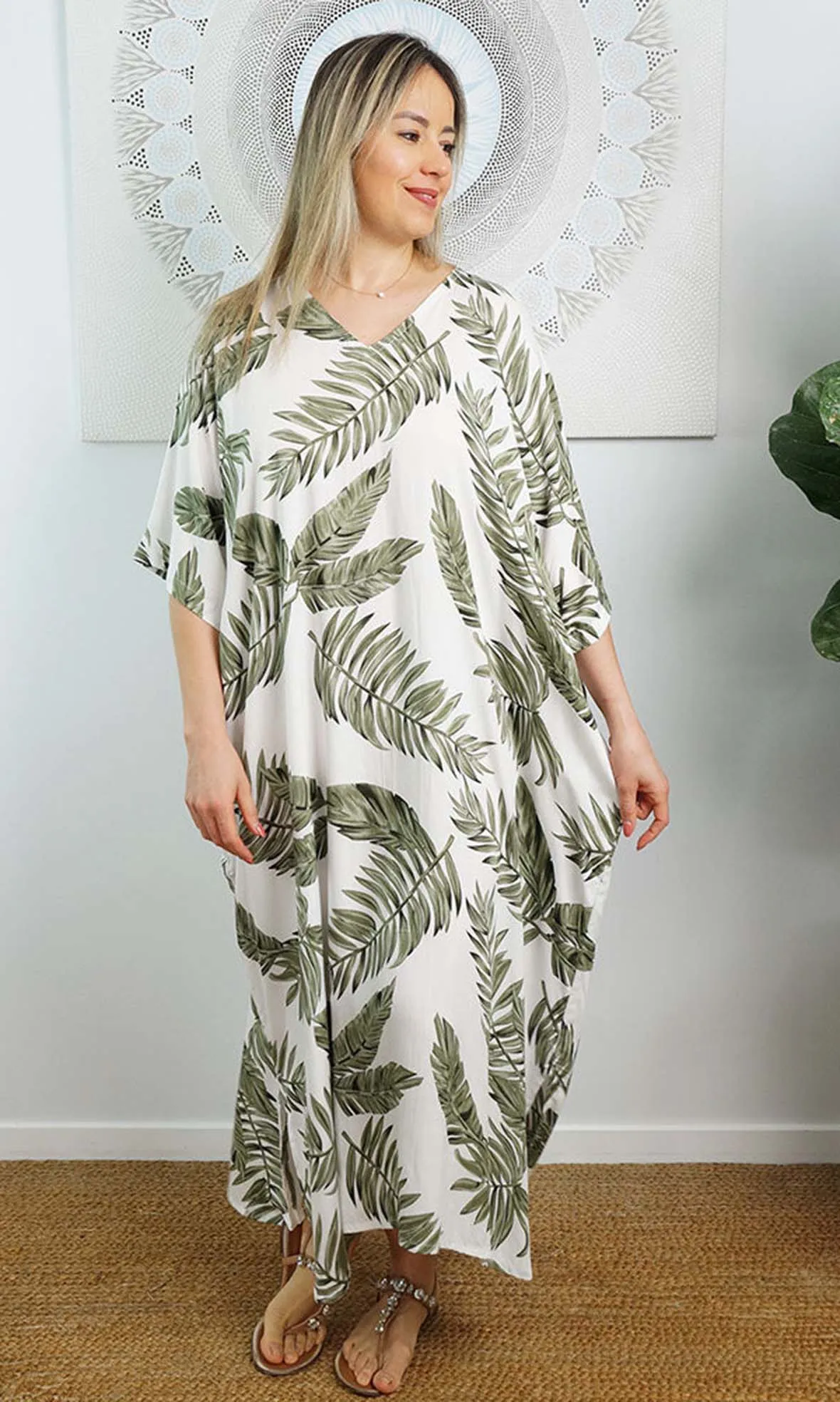 Rayon Premium Kaftan Long Maui, More Colours