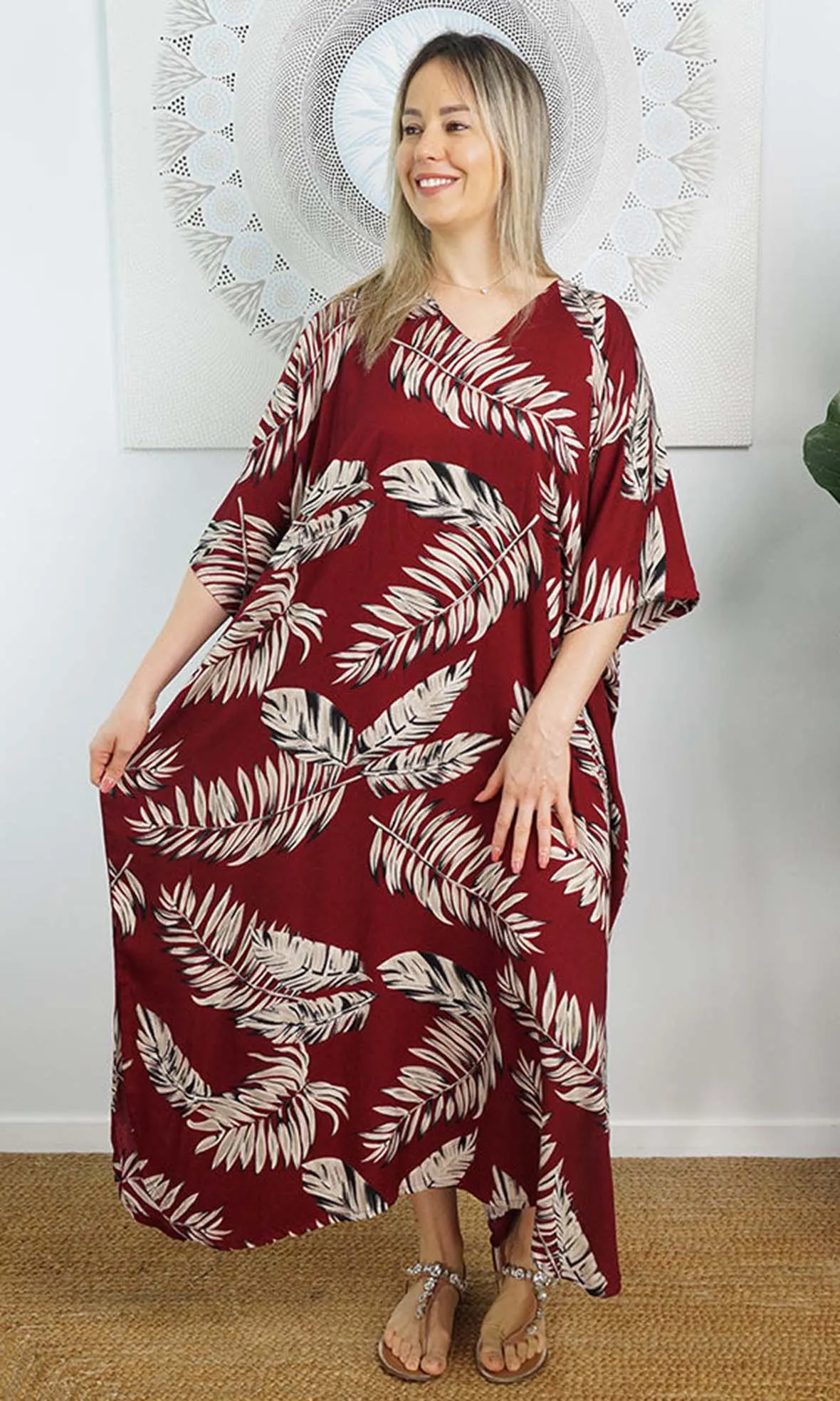 Rayon Premium Kaftan Long Maui, More Colours