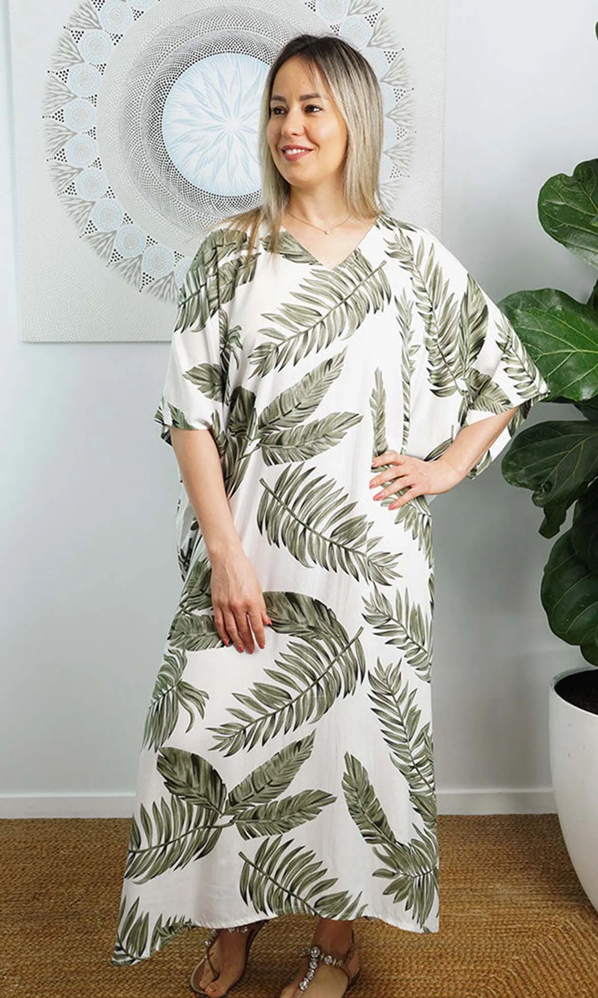 Rayon Premium Kaftan Long Maui, More Colours