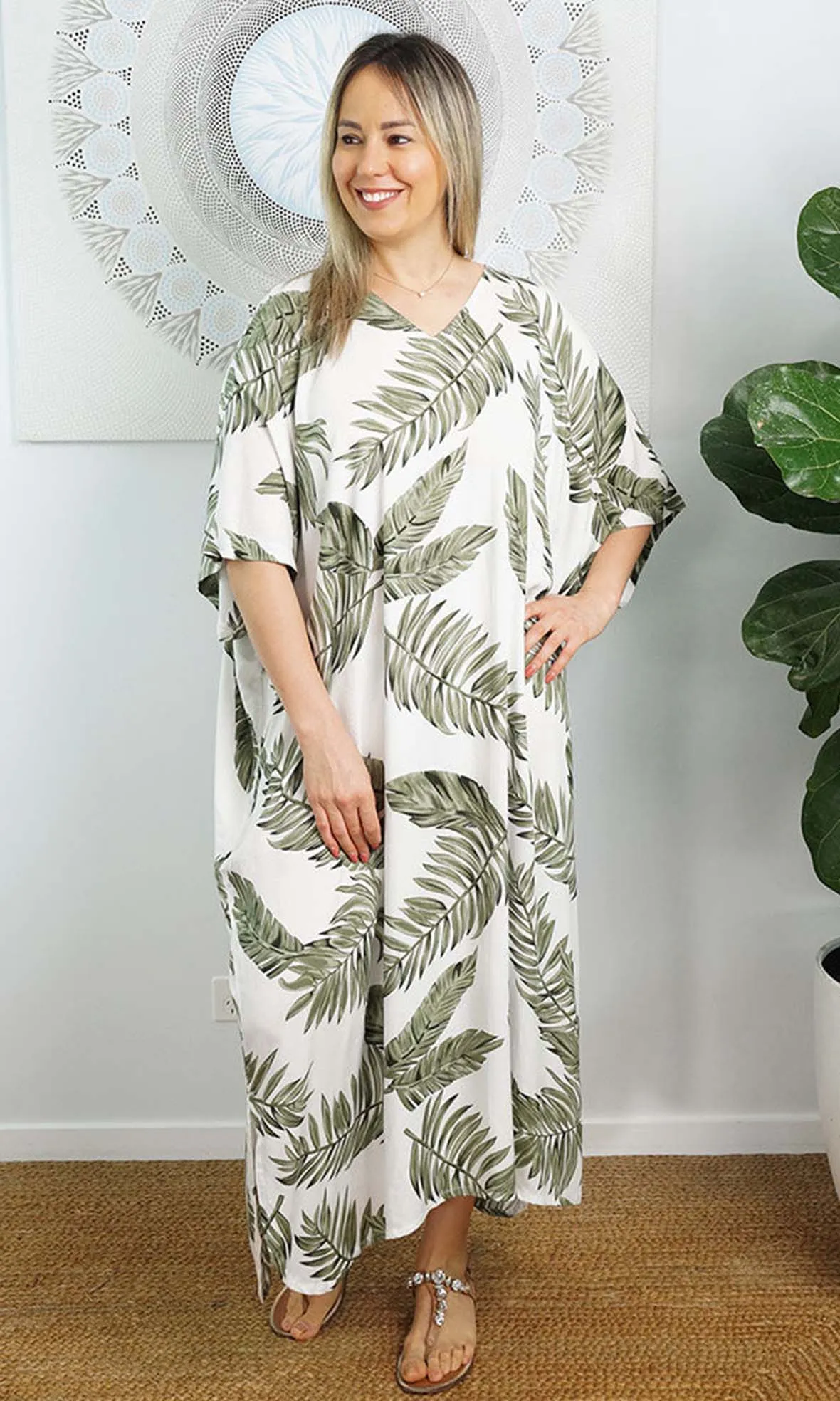 Rayon Premium Kaftan Long Maui, More Colours
