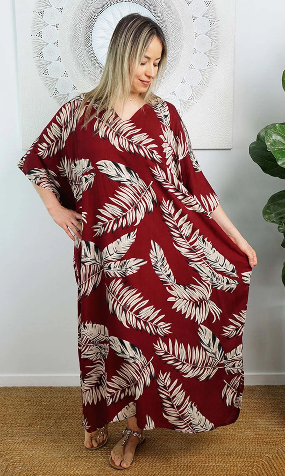 Rayon Premium Kaftan Long Maui, More Colours