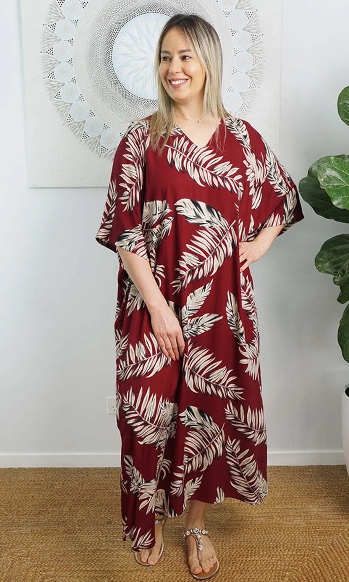 Rayon Premium Kaftan Long Maui, More Colours
