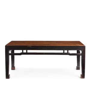 Red Elm Bench / Coffee Table From Jiangsu - 19th Century