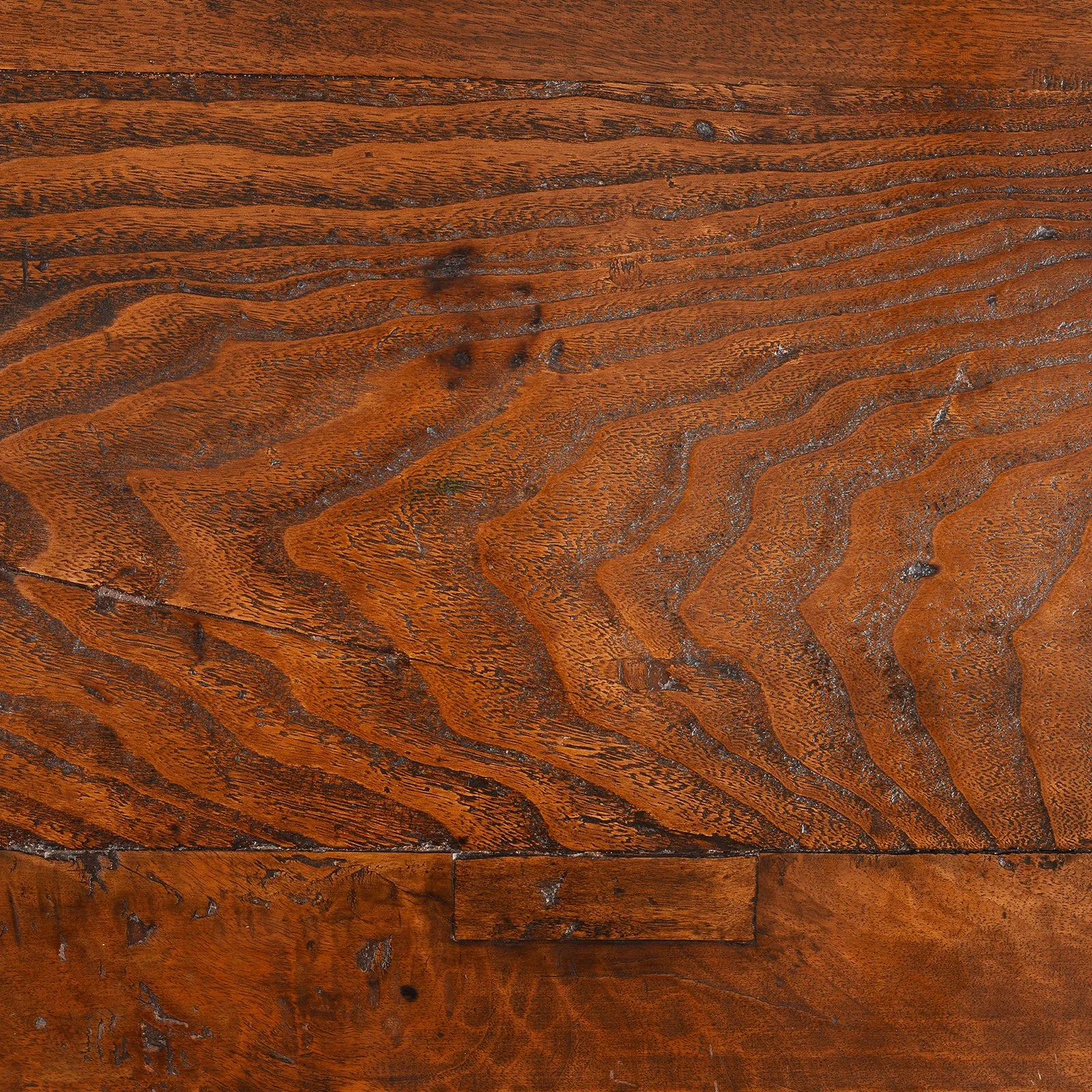 Red Elm Bench / Coffee Table From Jiangsu - 19th Century