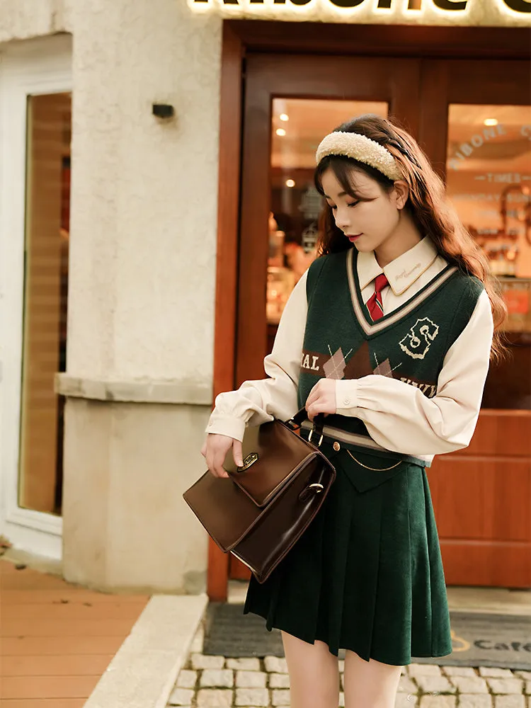 Royal University Shirt, Vest & Skirt