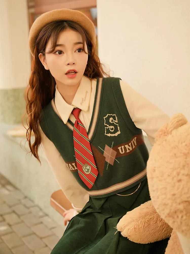 Royal University Shirt, Vest & Skirt