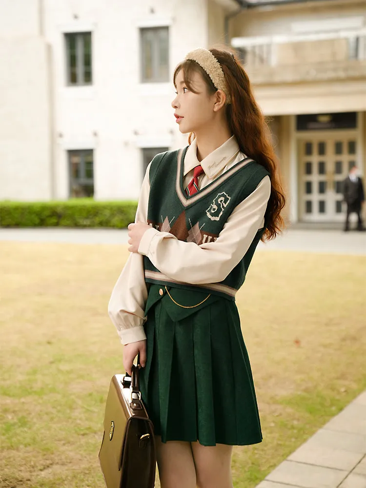 Royal University Shirt, Vest & Skirt