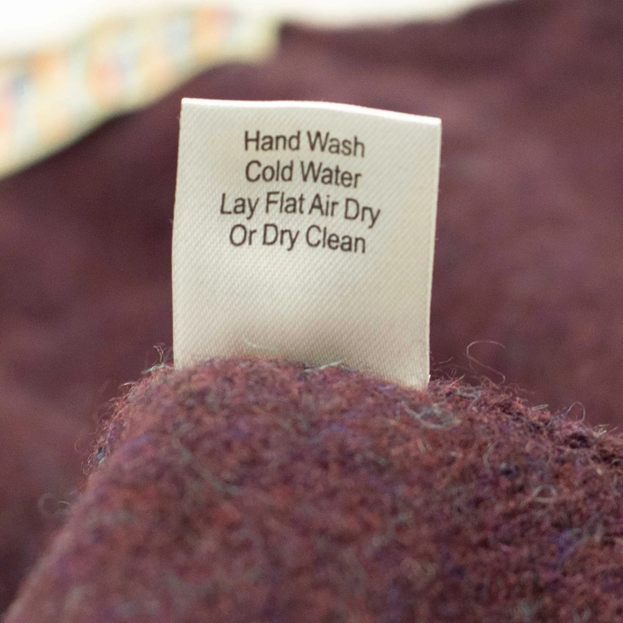 Saddle shoulder sweater in "Boysenberry" washed shetland wool
