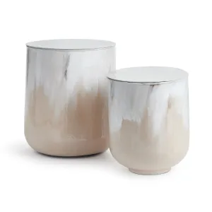 SANTOS STORAGE TABLES, SET OF 2 BY NAPA HOME & GARDEN