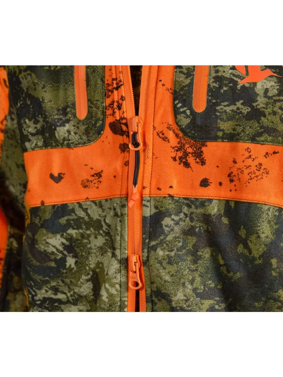 SEELAND Vantage Jacket – Mens - InVis Green / InVis Orange Blaze