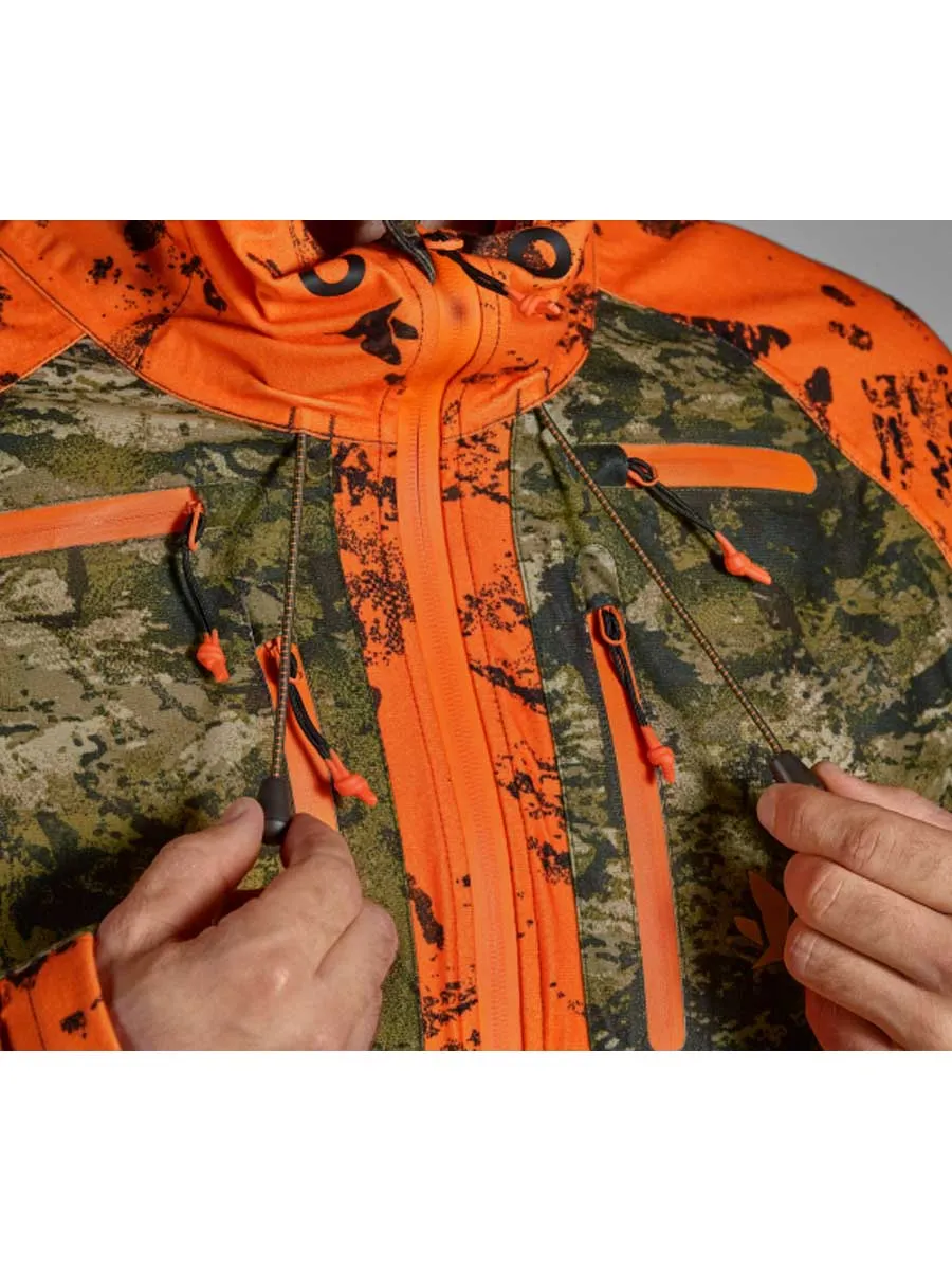 SEELAND Vantage Jacket – Mens - InVis Green / InVis Orange Blaze