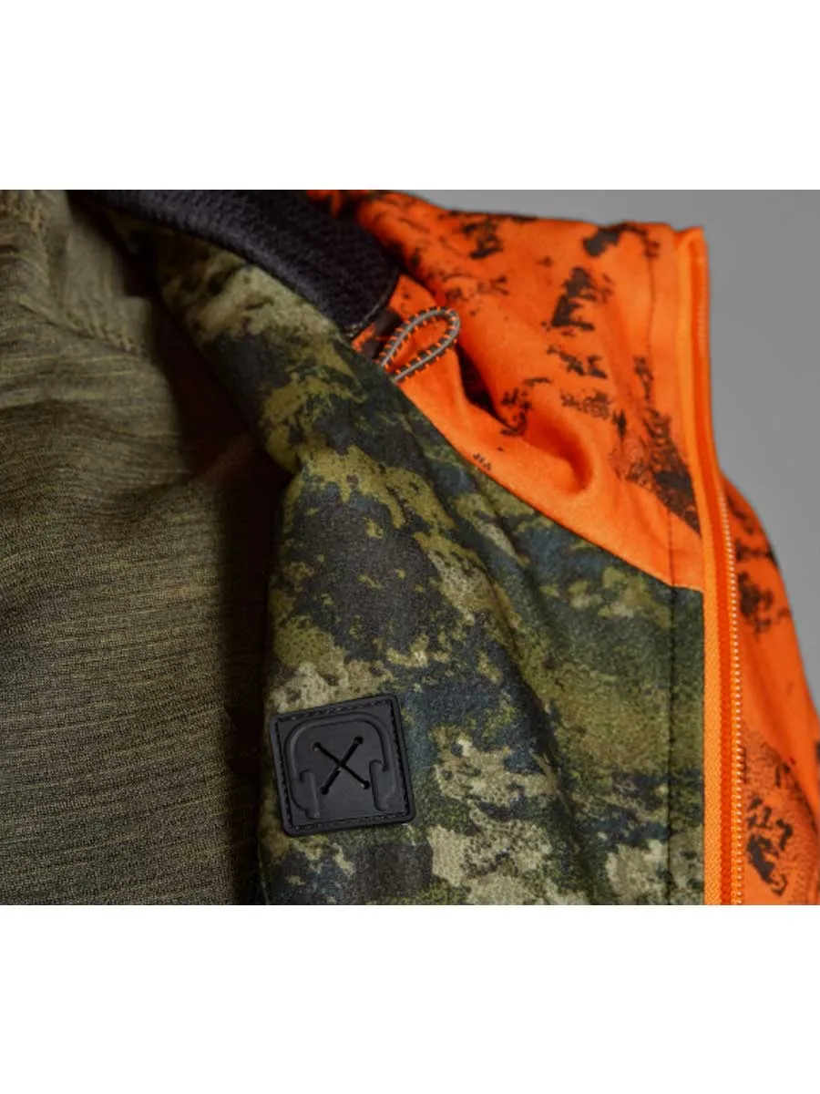 SEELAND Vantage Jacket – Mens - InVis Green / InVis Orange Blaze
