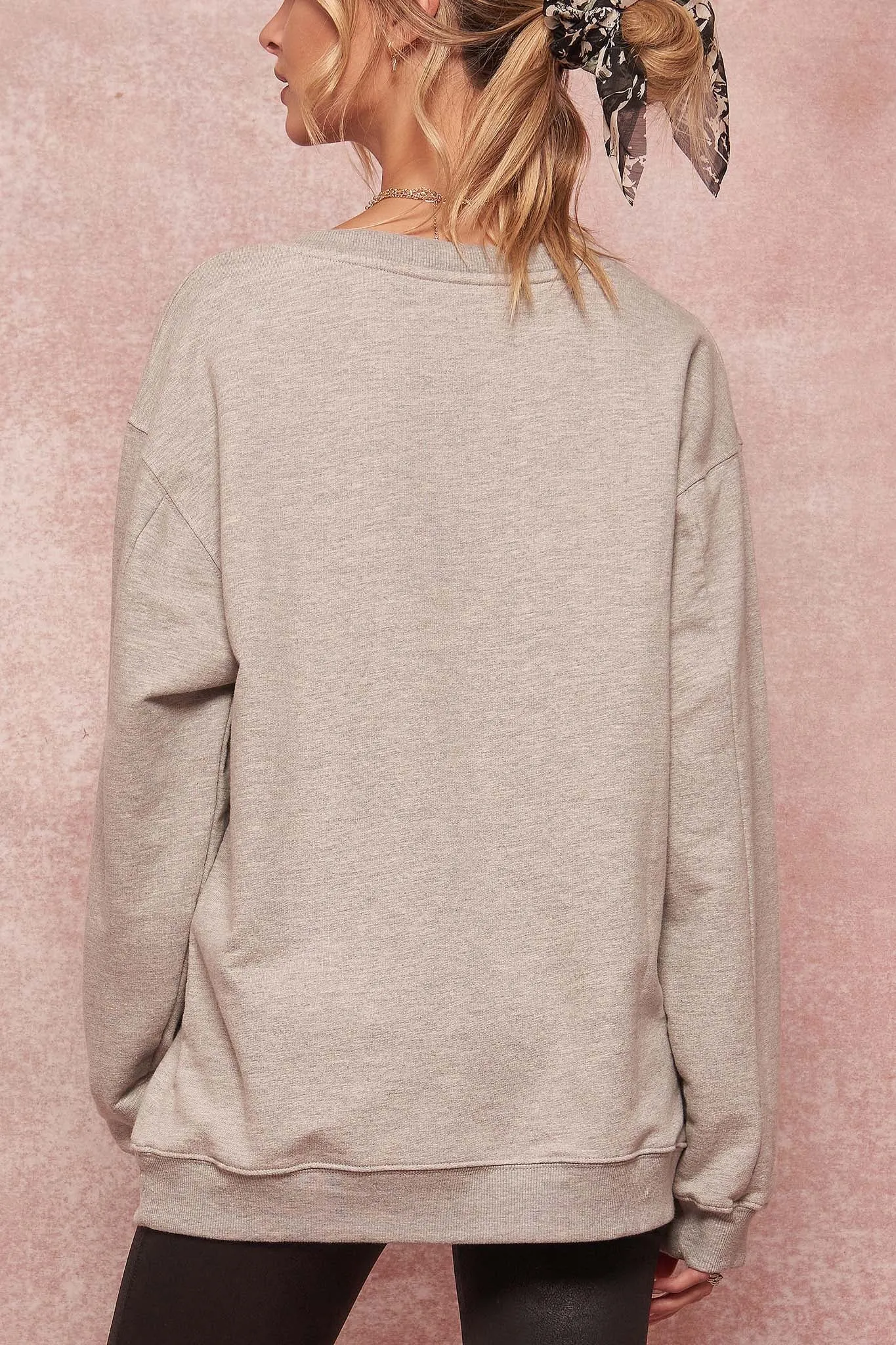 Soul Rider Vintage Graphic Tunic Sweatshirt