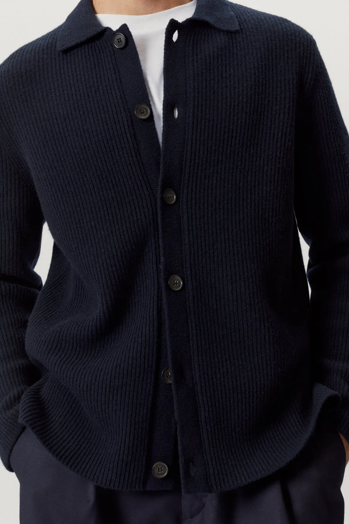 The Woolen Ribbed Overshirt