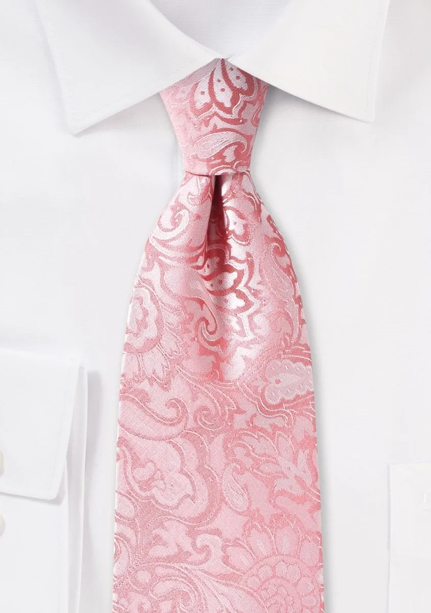 Tulip Floral Paisley Necktie