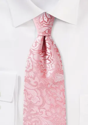 Tulip Floral Paisley Necktie