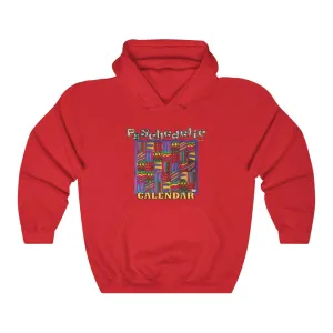 Unisex Heavy Blend Hooded Sweatshirt: "Psychedelic Calendar(tm)"