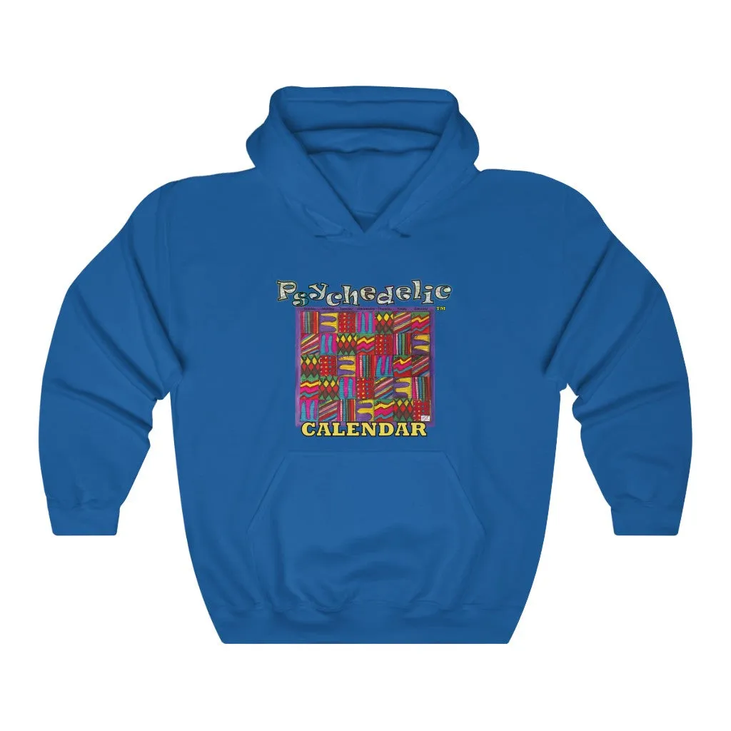 Unisex Heavy Blend Hooded Sweatshirt: "Psychedelic Calendar(tm)"