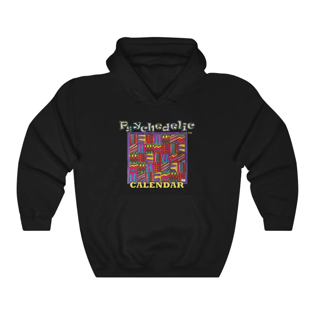 Unisex Heavy Blend Hooded Sweatshirt: "Psychedelic Calendar(tm)"