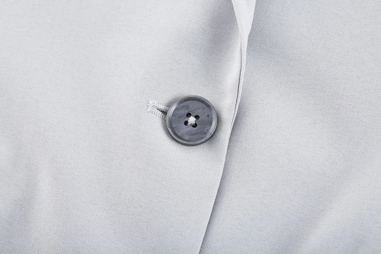 Water & Oil Repellent Rolled Cuffs Suit Blazer