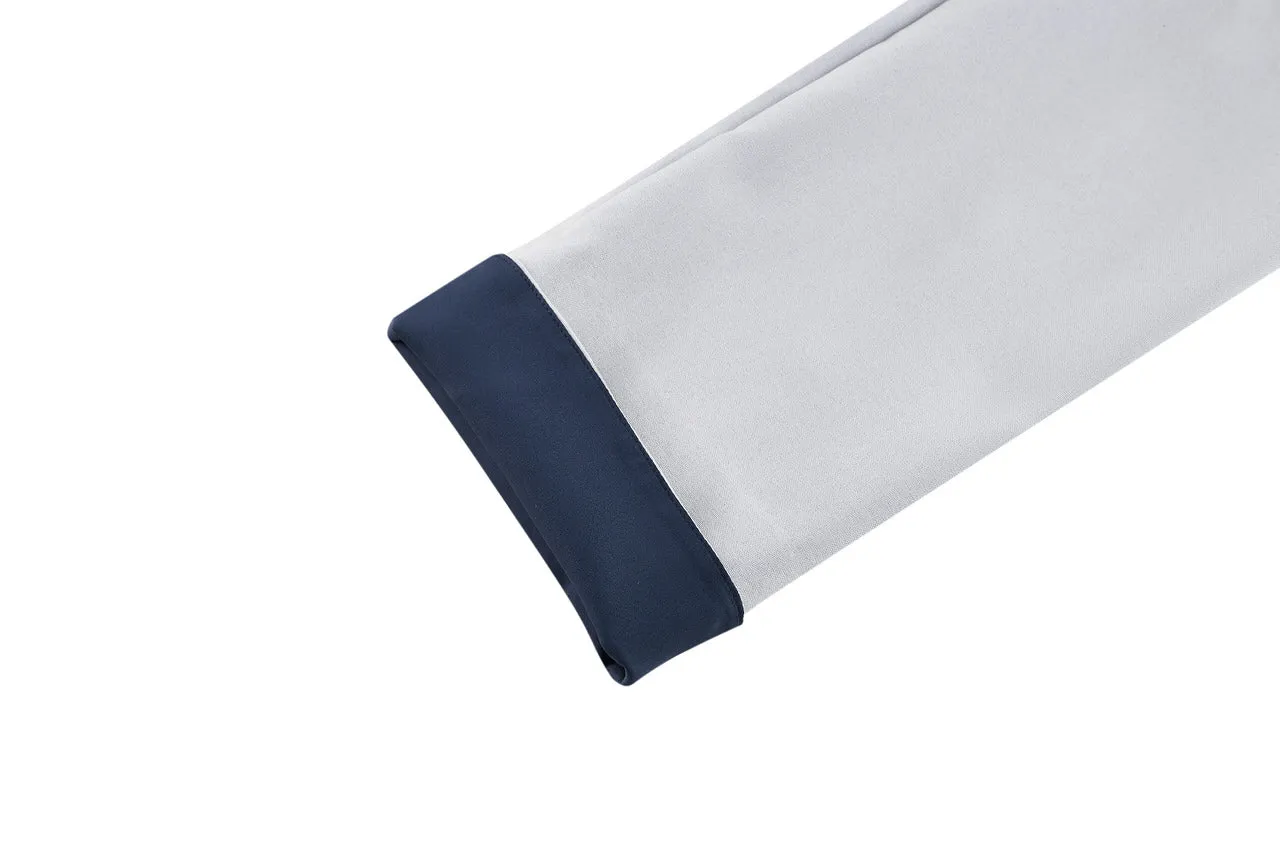 Water & Oil Repellent Rolled Cuffs Suit Blazer