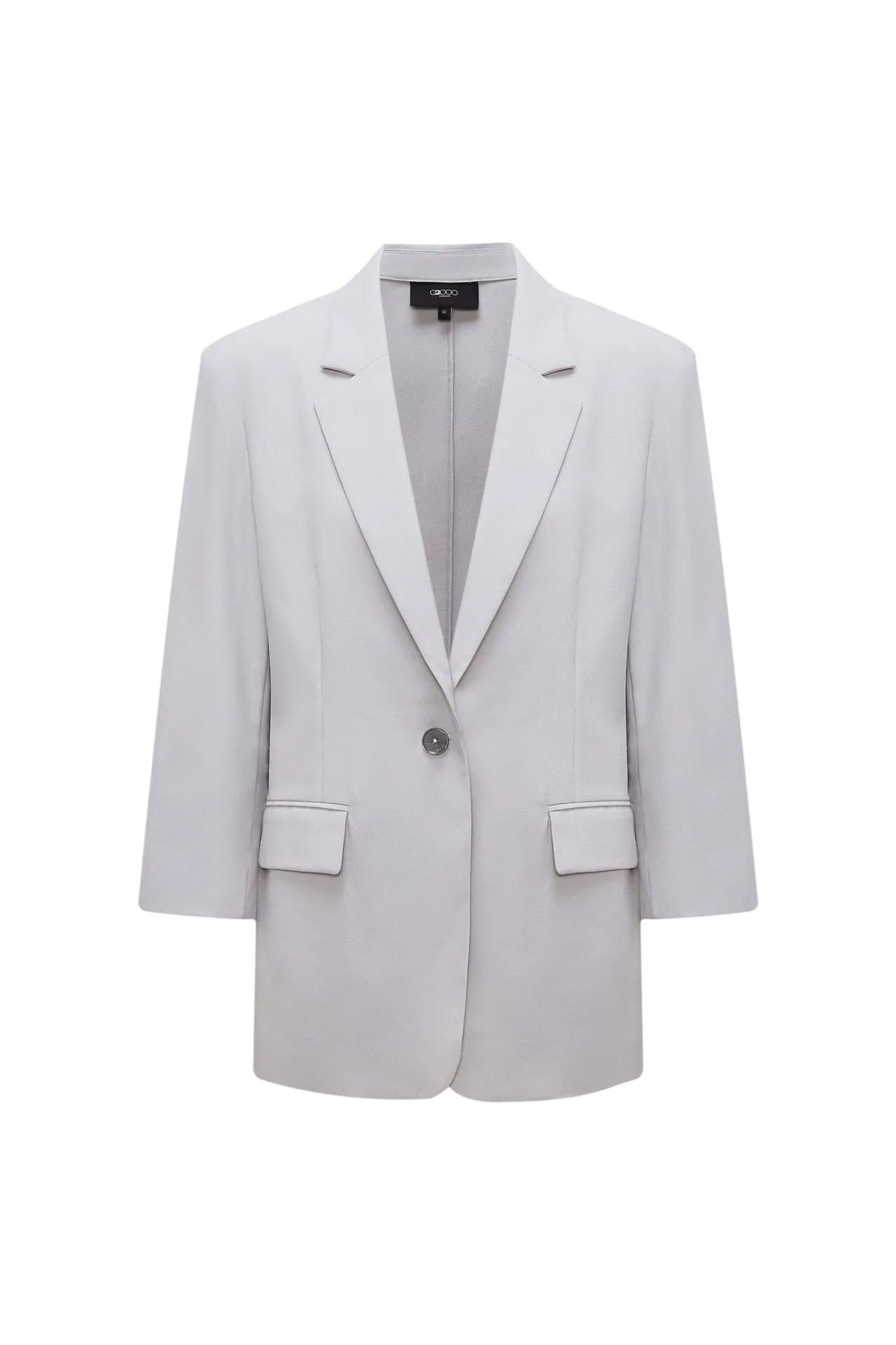Water & Oil Repellent Rolled Cuffs Suit Blazer