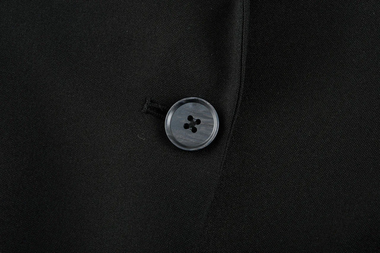Water & Oil Repellent Rolled Cuffs Suit Blazer