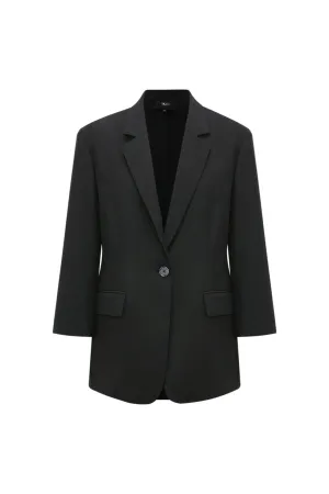Water & Oil Repellent Rolled Cuffs Suit Blazer