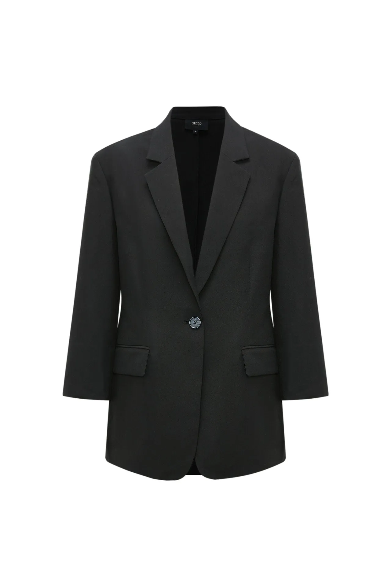 Water & Oil Repellent Rolled Cuffs Suit Blazer