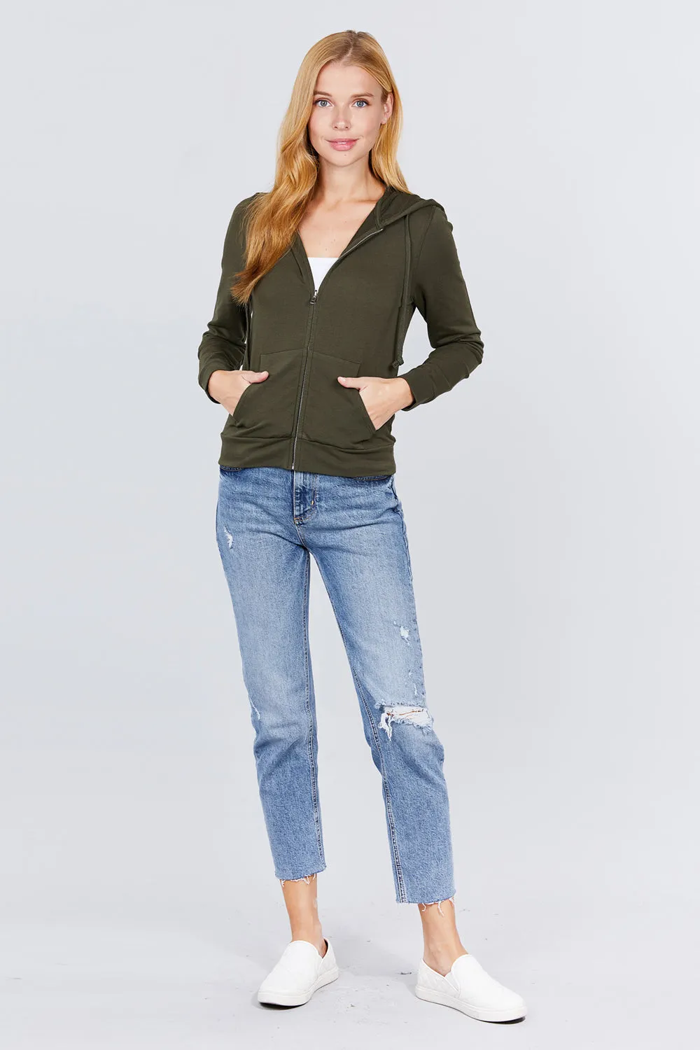 Women Long Sleeve With Snap Button Detail V Neck Viscose Lounge Sweater