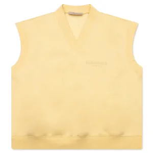 Women's V Neck Vest - Light Tuscan