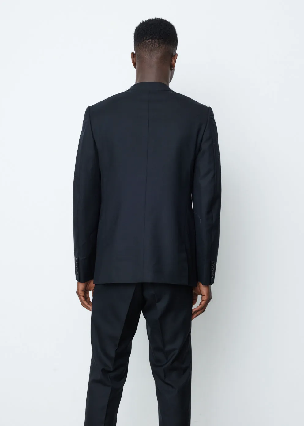 Wool Gabardine Blazer