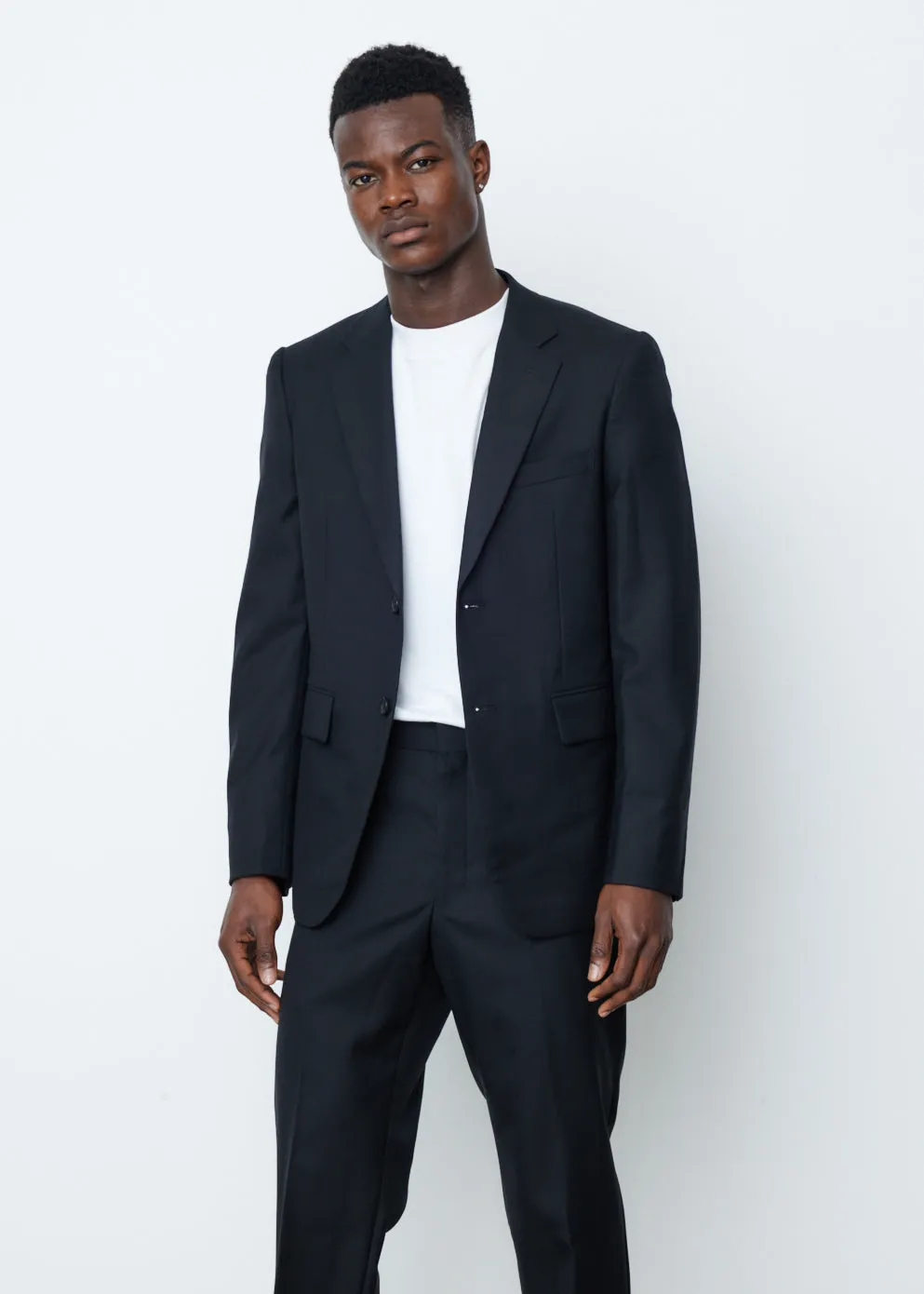 Wool Gabardine Blazer