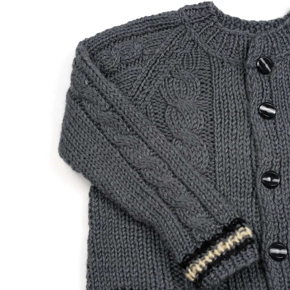 Woolen cardigan GREY